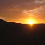 Wüste an der Küste von Peru bei Huacachina