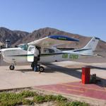 Flugzeug für den Flug über die Nazca-Linien