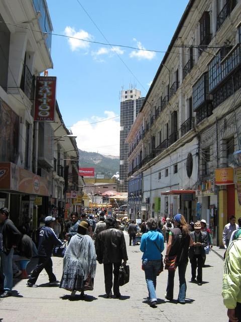 Fußgängerzone von La Paz