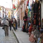 die Touristen-Shopping-Meile von La Paz