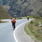 unterwegs mit dem Mountain-Bike