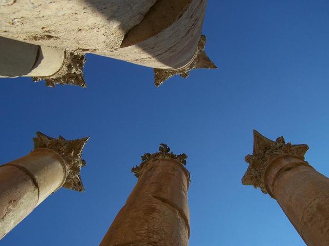 Antike Säulen in Jerash