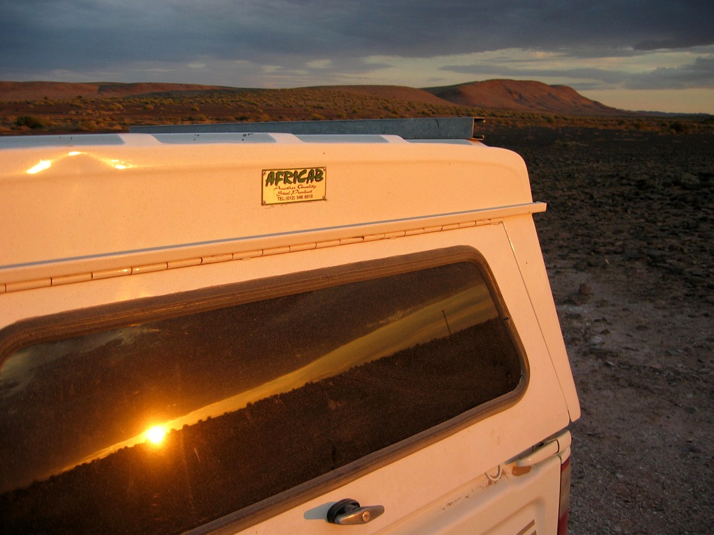 Sonnenuntergang in der Wüste