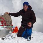 Gipfel erreicht! Höchster Punkt Europas mit 5642 m Höhe.